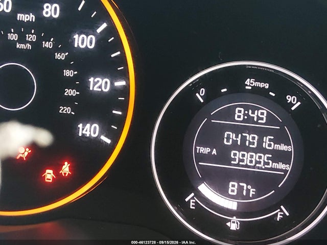 46123728 :رقم المزاد ، 3CZRU5H36MM723887 vin ، 2021 Honda Hr-v 2wd Lx مزاد بيع