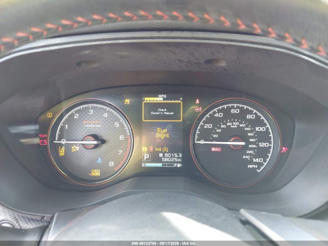 46123765 :رقم المزاد ، JF2SKARC1LH458160 vin ، 2020 Subaru Forester Sport مزاد بيع