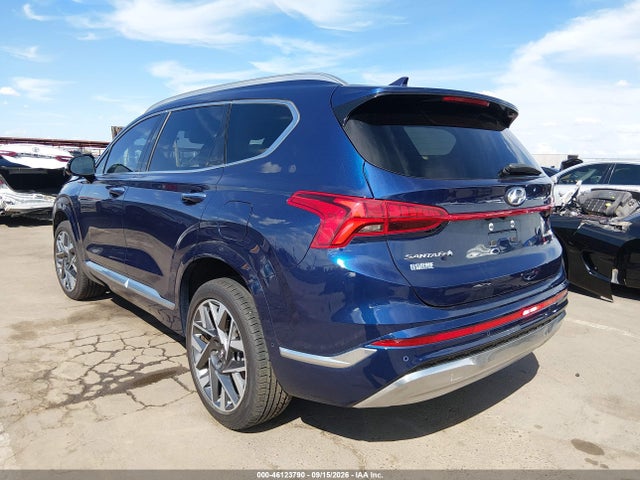 2022 Hyundai Santa Fe Calligraphy მანქანა იყიდება აუქციონზე, vin: 5NMS5DALXNH439093, აუქციონის ნომერი: 46123790