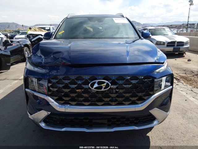 2022 Hyundai Santa Fe Calligraphy მანქანა იყიდება აუქციონზე, vin: 5NMS5DALXNH439093, აუქციონის ნომერი: 46123790