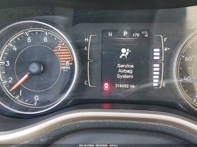 2016 Jeep Cherokee Latitude მანქანა იყიდება აუქციონზე, vin: 1C4PJLCS9GW114306, აუქციონის ნომერი: 46123964