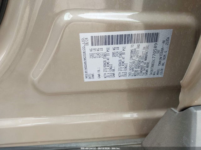 Продажа на аукционе авто 2025 Nissan Rogue Sv Intelligent Awd, vin: 5N1BT3BB1SC770589, номер лота: 46124132