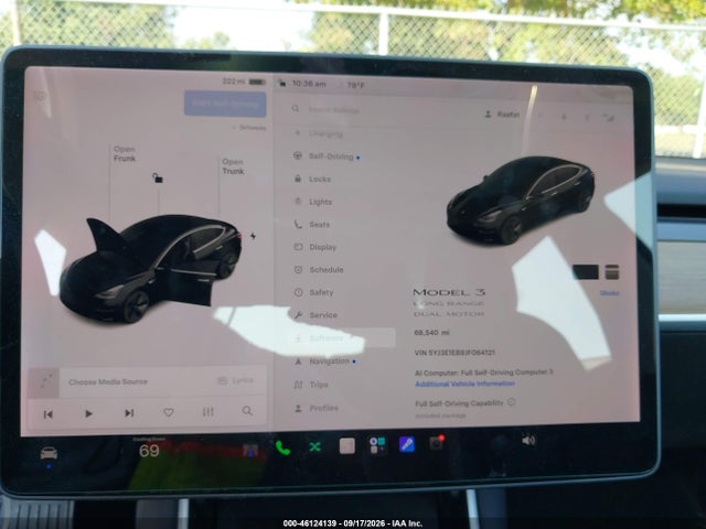 5YJ3E1EB9JF064121 Tesla Model 3 Long Range/performance