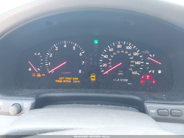 2002 Lexus Ls 430 მანქანა იყიდება აუქციონზე, vin: JTHBN30F620058180, აუქციონის ნომერი: 46124260