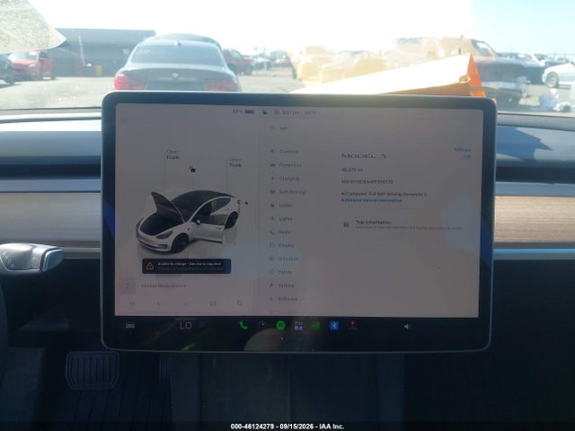 Aukcja sprzedaży 2023 Tesla Model 3 Rear-wheel Drive, vin: 5YJ3E1EA4PF576370, numer aukcji: 46124279