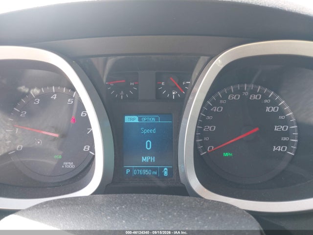 46124340 :رقم المزاد ، 2GNALFEK5D6309024 vin ، 2013 Chevrolet Equinox Ltz مزاد بيع