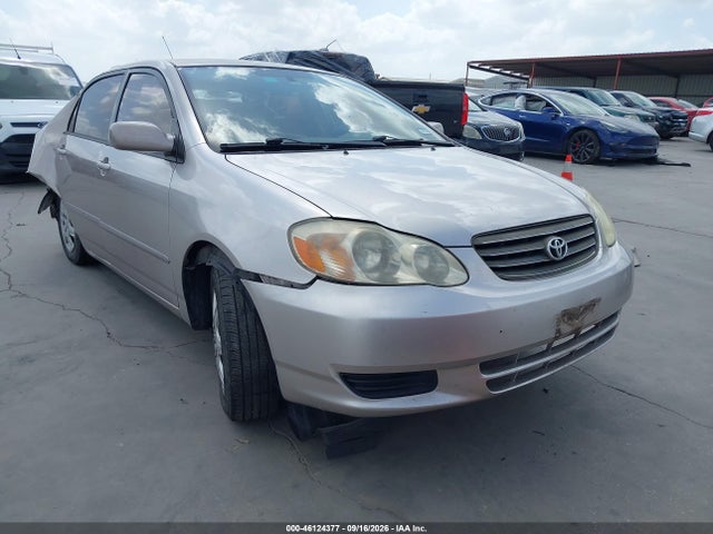 2003 Toyota Corolla Le მანქანა იყიდება აუქციონზე, vin: 1NXBR32E53Z133015, აუქციონის ნომერი: 46124377