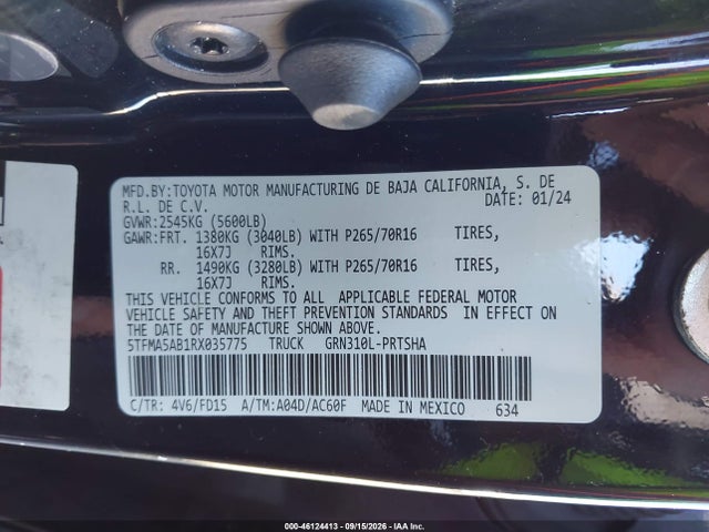 5TFMA5AB1RX035775 Toyota Tundra 1794 Edition