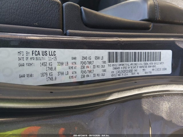 Продаж на аукціоні авто 2015 Jeep Grand Cherokee Laredo, vin: 1C4RJEAG3FC218292, номер лоту: 46124416