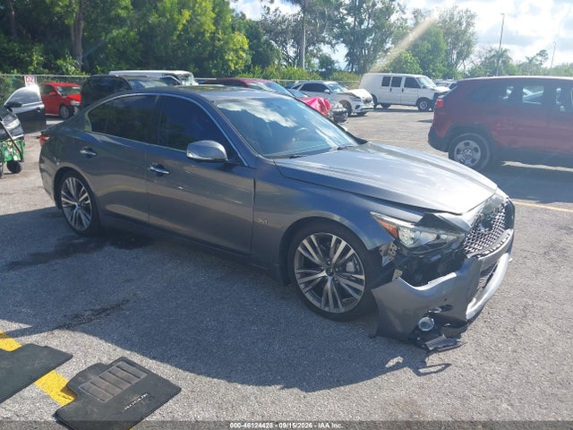 2019 Infiniti Q50 3.0t Sport მანქანა იყიდება აუქციონზე, vin: JN1EV7AP9KM512480, აუქციონის ნომერი: 46124428