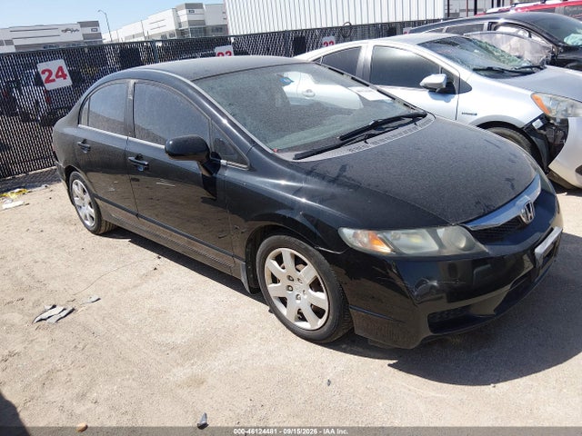 46124481 :رقم المزاد ، 2HGFA16509H319554 vin ، 2009 Honda Civic Lx مزاد بيع