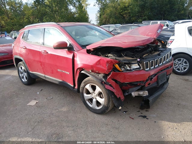 2018 Jeep Compass Latitude 4x4 მანქანა იყიდება აუქციონზე, vin: 3C4NJDBBXJT192136, აუქციონის ნომერი: 46124589