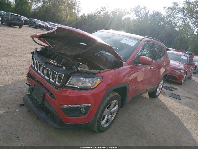 2018 Jeep Compass Latitude 4x4 მანქანა იყიდება აუქციონზე, vin: 3C4NJDBBXJT192136, აუქციონის ნომერი: 46124589