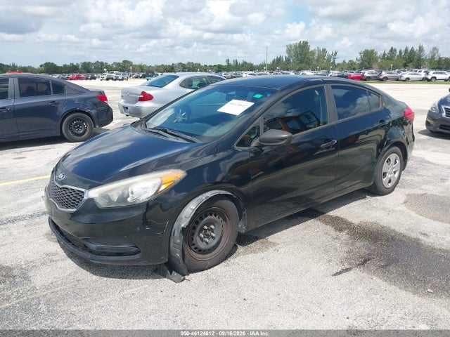46124612 :رقم المزاد ، KNAFK4A66G5592030 vin ، 2016 Kia Forte Lx مزاد بيع