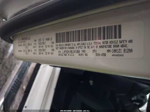 46124696 :رقم المزاد ، 1J4FA241X8L541860 vin ، 2008 Jeep Wrangler X مزاد بيع