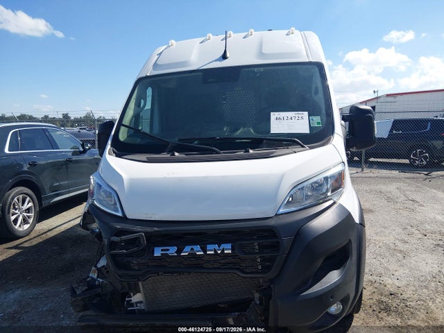 Продажа на аукционе авто 2025 Ram Promaster 2500 Tradesman High Roof 159 Wb W/pass Seat, vin: 3C6LRVDG8SE530743, номер лота: 46124725