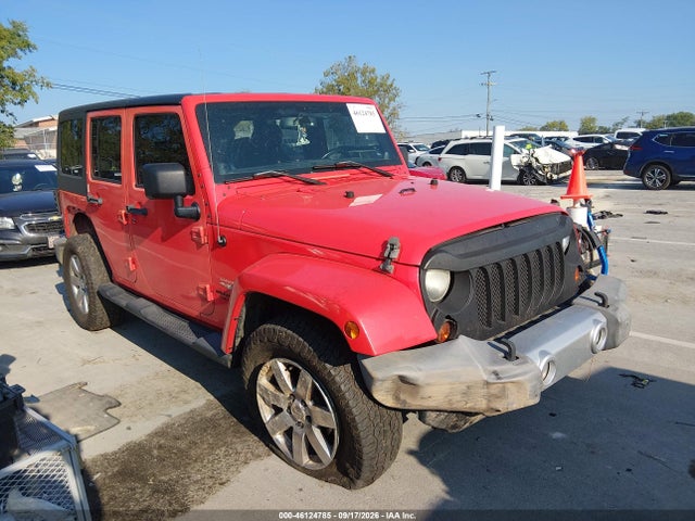 46124785 :رقم المزاد ، 1C4BJWEG5DL575651 vin ، 2013 Jeep Wrangler Unlimited Sahara مزاد بيع