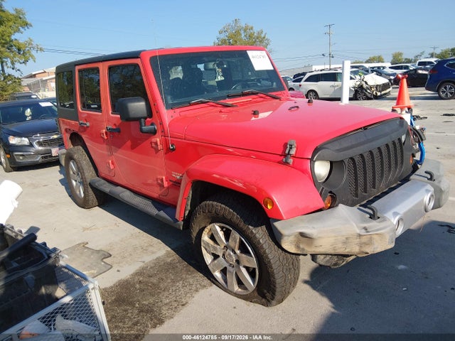 46124785 :رقم المزاد ، 1C4BJWEG5DL575651 vin ، 2013 Jeep Wrangler Unlimited Sahara مزاد بيع