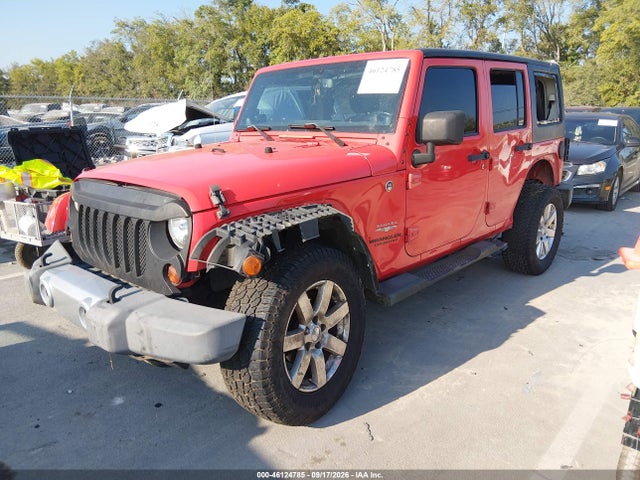 46124785 :رقم المزاد ، 1C4BJWEG5DL575651 vin ، 2013 Jeep Wrangler Unlimited Sahara مزاد بيع