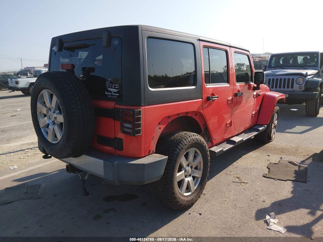 46124785 :رقم المزاد ، 1C4BJWEG5DL575651 vin ، 2013 Jeep Wrangler Unlimited Sahara مزاد بيع