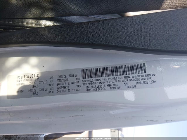 Продаж на аукціоні авто 2015 Jeep Wrangler Unlimited Sahara, vin: 1C4BJWEG2FL610360, номер лоту: 46124833