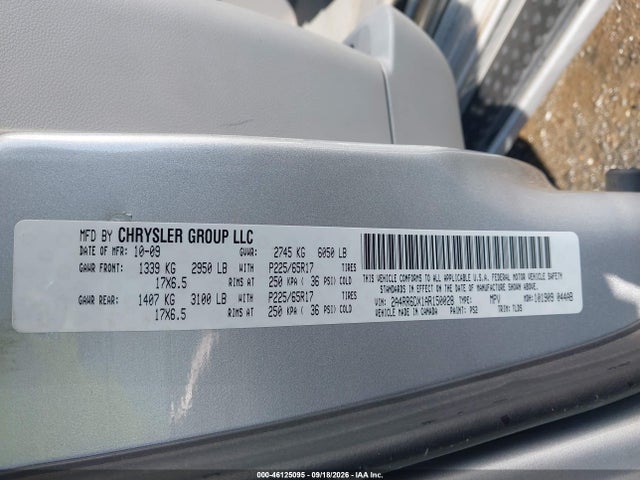 Aukcja sprzedaży 2010 Chrysler Town & Country Limited, vin: 2A4RR6DX1AR150028, numer aukcji: 46125095