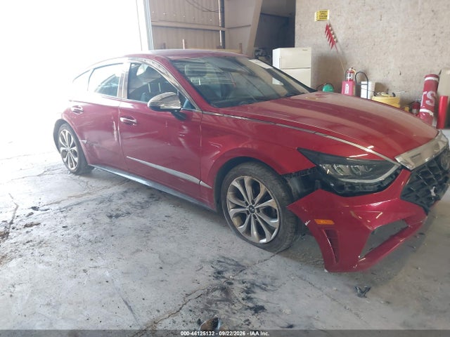 2020 Hyundai Sonata Sel Plus მანქანა იყიდება აუქციონზე, vin: 5NPEJ4J24LH007437, აუქციონის ნომერი: 46125132