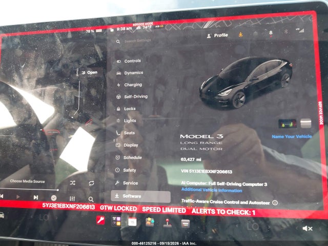 Продажа на аукционе авто 2022 Tesla Model 3 Long Range Dual Motor All-wheel Drive, vin: 5YJ3E1EBXNF206613, номер лота: 46125216
