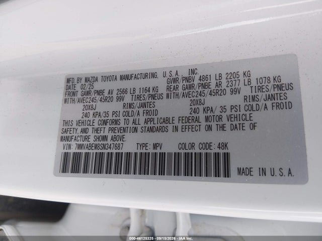 Продажа на аукционе авто 2025 Mazda Cx-50 2.5 S Premium Plus Package, vin: 7MMVABEM8SN347687, номер лота: 46125325