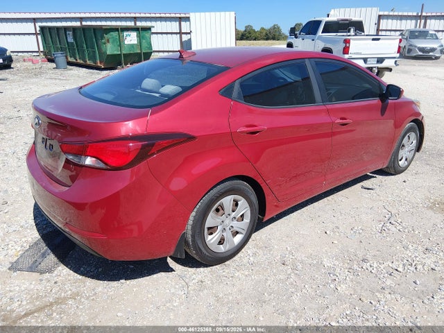 Aukcja sprzedaży 2016 Hyundai Elantra Se, vin: KMHDH4AE2GU643704, numer aukcji: 46125368