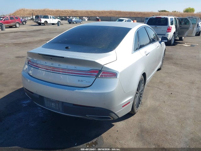 2018 Lincoln Mkz Reserve მანქანა იყიდება აუქციონზე, vin: 3LN6L5F94JR609755, აუქციონის ნომერი: 46125451