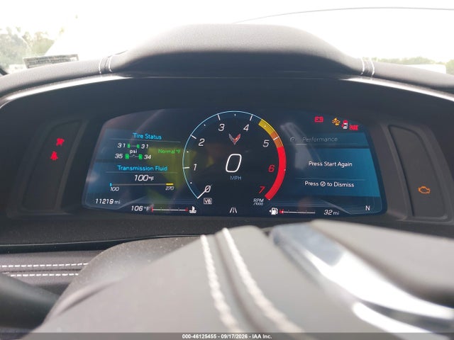 2025 Chevrolet Corvette Stingray Rwd  2lt მანქანა იყიდება აუქციონზე, vin: 1G1YB2D45S5100986, აუქციონის ნომერი: 46125455