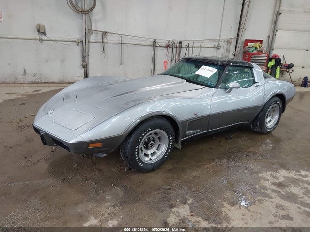 46125494 :رقم المزاد ، 1Z87L8S427509 vin ، 1978 Chevrolet Corvette مزاد بيع
