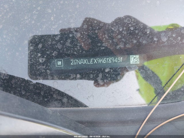 46125558 :رقم المزاد ، 2GNAXLEX9K6189451 vin ، 2019 Chevrolet Equinox Lt مزاد بيع