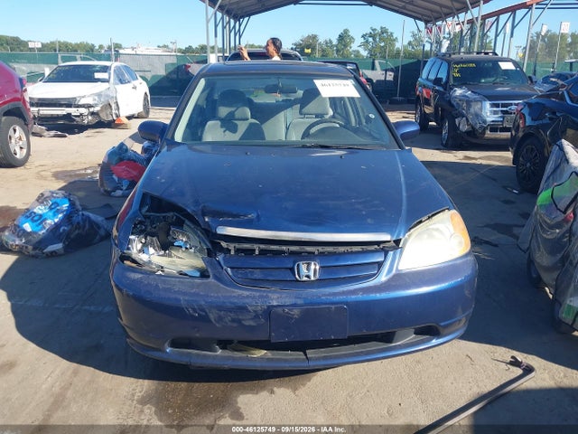 46125749 :رقم المزاد ، 1HGES26792L031475 vin ، 2002 Honda Civic Ex مزاد بيع