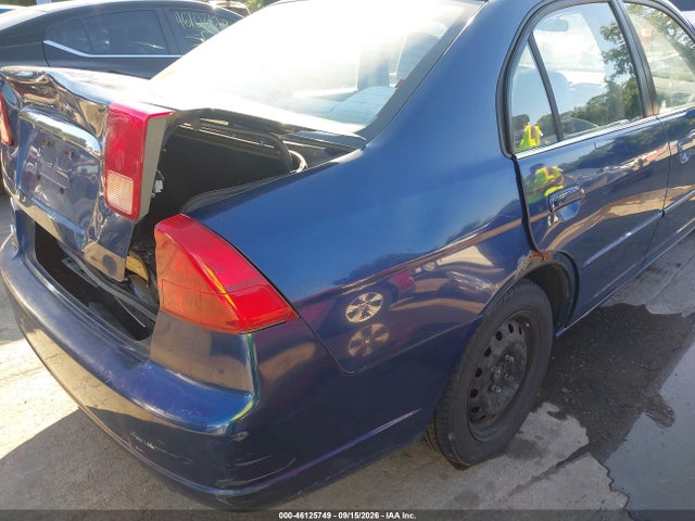 46125749 :رقم المزاد ، 1HGES26792L031475 vin ، 2002 Honda Civic Ex مزاد بيع