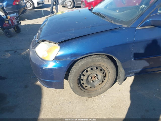 46125749 :رقم المزاد ، 1HGES26792L031475 vin ، 2002 Honda Civic Ex مزاد بيع