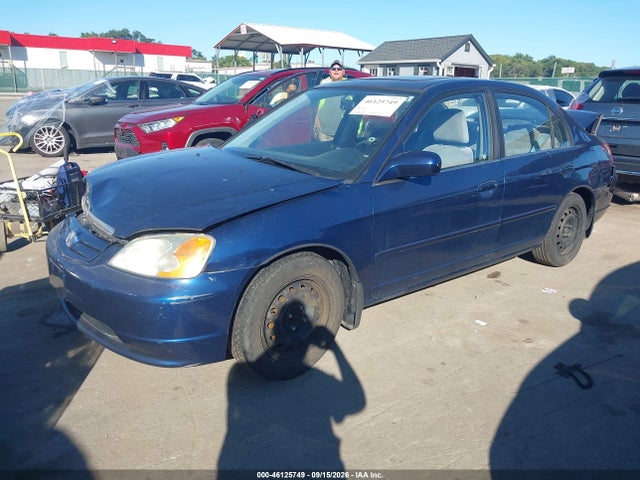 46125749 :رقم المزاد ، 1HGES26792L031475 vin ، 2002 Honda Civic Ex مزاد بيع