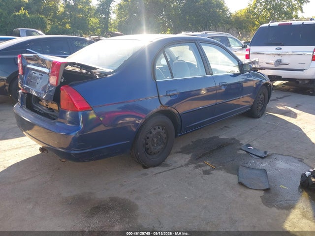46125749 :رقم المزاد ، 1HGES26792L031475 vin ، 2002 Honda Civic Ex مزاد بيع