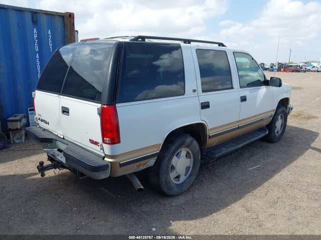 Aukcja sprzedaży 1999 Gmc Yukon Sle, vin: 1GKEK13R6XJ790378, numer aukcji: 46125767