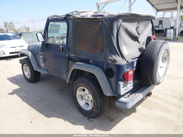 Продаж на аукціоні авто 2002 Jeep Wrangler Sport, vin: 1J4FA49SX2P759701, номер лоту: 46125782