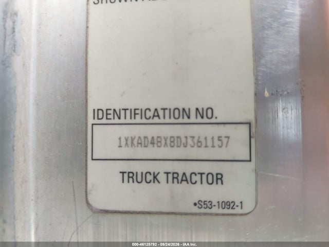 Продажа на аукционе авто 2013 Kenworth Construction T660, vin: 1XKAD48X8DJ361157, номер лота: 46125792