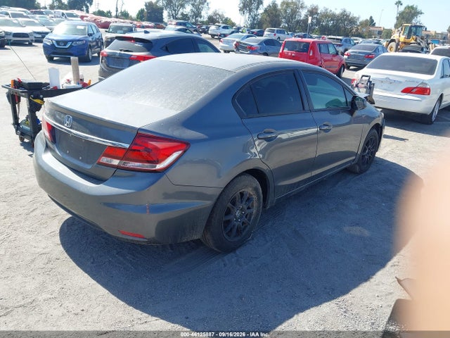 Aukcja sprzedaży 2013 Honda Civic Lx, vin: 19XFB2F59DE282350, numer aukcji: 46125887