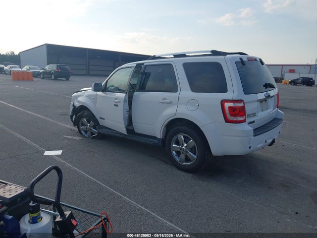 2008 Ford Escape Limited მანქანა იყიდება აუქციონზე, vin: 1FMCU94128KC24357, აუქციონის ნომერი: 46125902