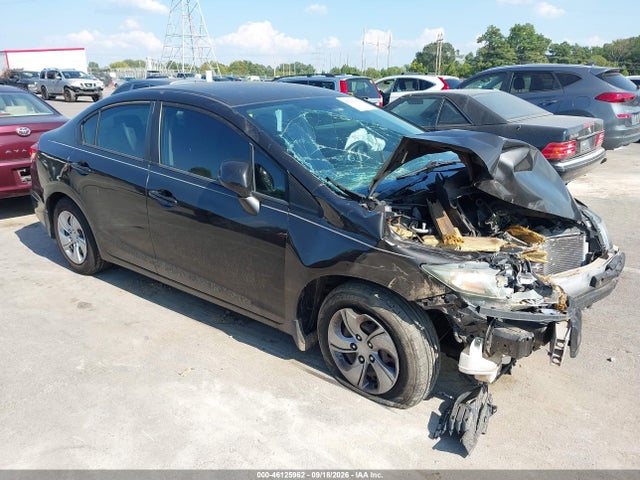 2013 Honda Civic Lx მანქანა იყიდება აუქციონზე, vin: 19XFB2F57DE075312, აუქციონის ნომერი: 46125962