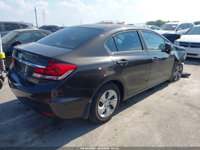 Aukcja sprzedaży 2013 Honda Civic Lx, vin: 19XFB2F57DE075312, numer aukcji: 46125962