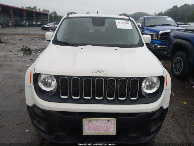 Продажа на аукционе авто 2017 Jeep Renegade Latitude Fwd, vin: ZACCJABBXHPG43458, номер лота: 46125982