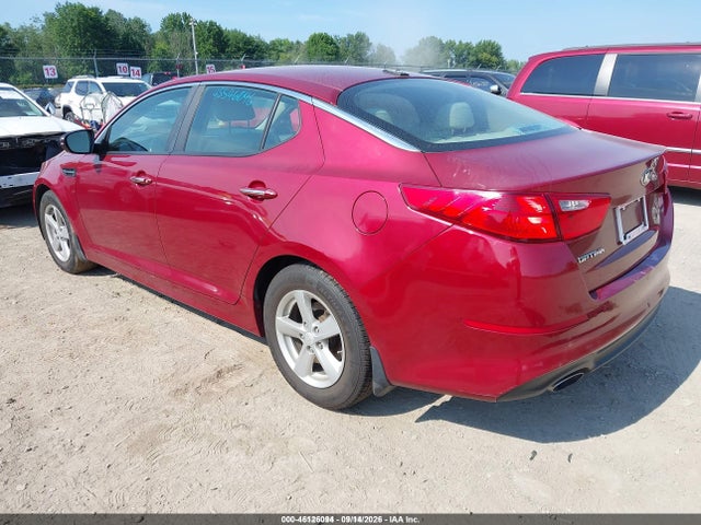 2015 Kia Optima Lx მანქანა იყიდება აუქციონზე, vin: 5XXGM4A75FG473180, აუქციონის ნომერი: 46126094
