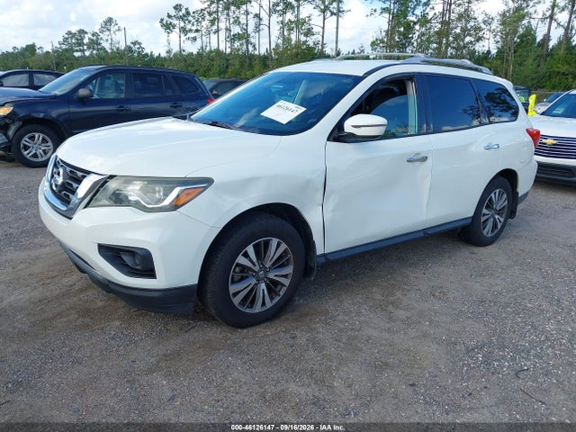2017 Nissan Pathfinder S მანქანა იყიდება აუქციონზე, vin: 5N1DR2MN7HC907424, აუქციონის ნომერი: 46126147
