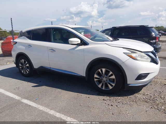 Продаж на аукціоні авто 2015 Nissan Murano S, vin: 5N1AZ2MHXFN211431, номер лоту: 46126173